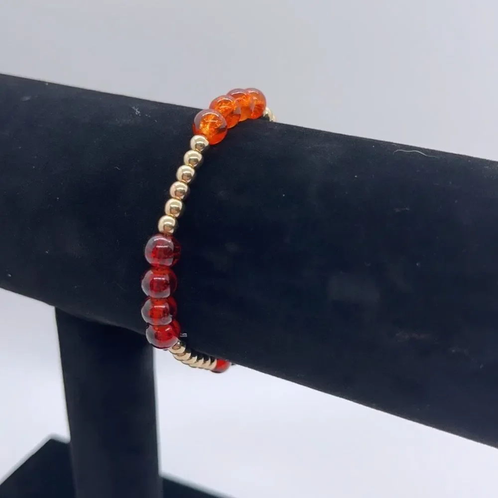 NWT Wool + Pepper Co. Fall 2021 Glass Bracelet - Picture 4 of 4